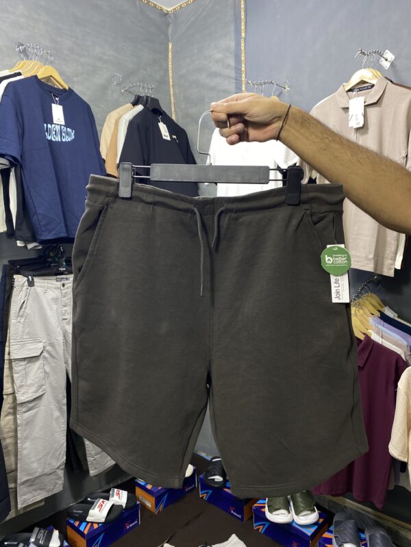 Bershka Terry Dark Grey Shorts