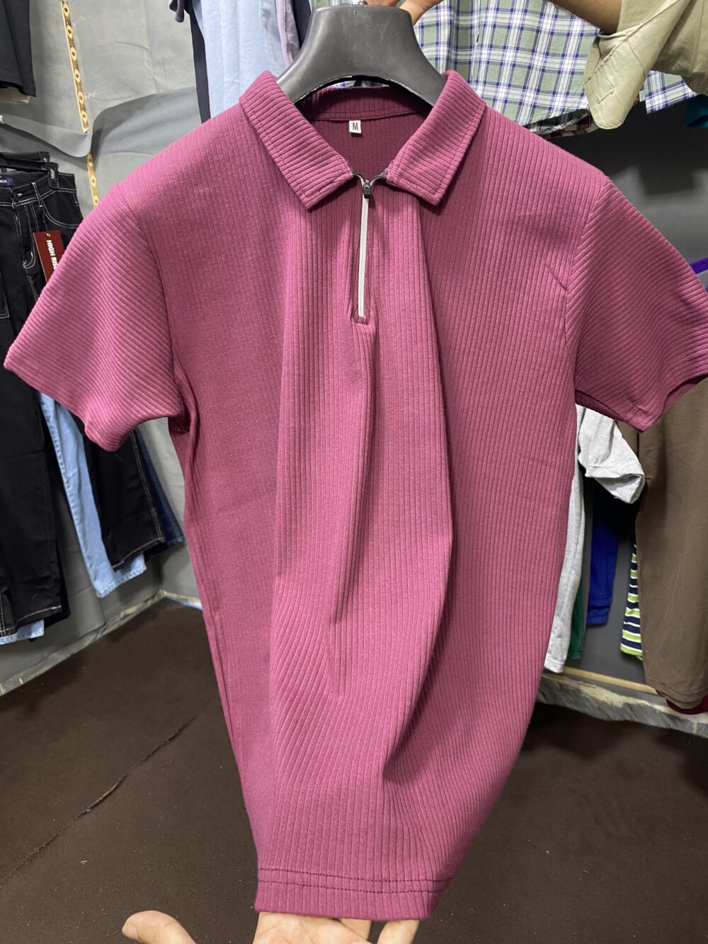 Knitted Old Money Style Half Zip Polos - Image 2