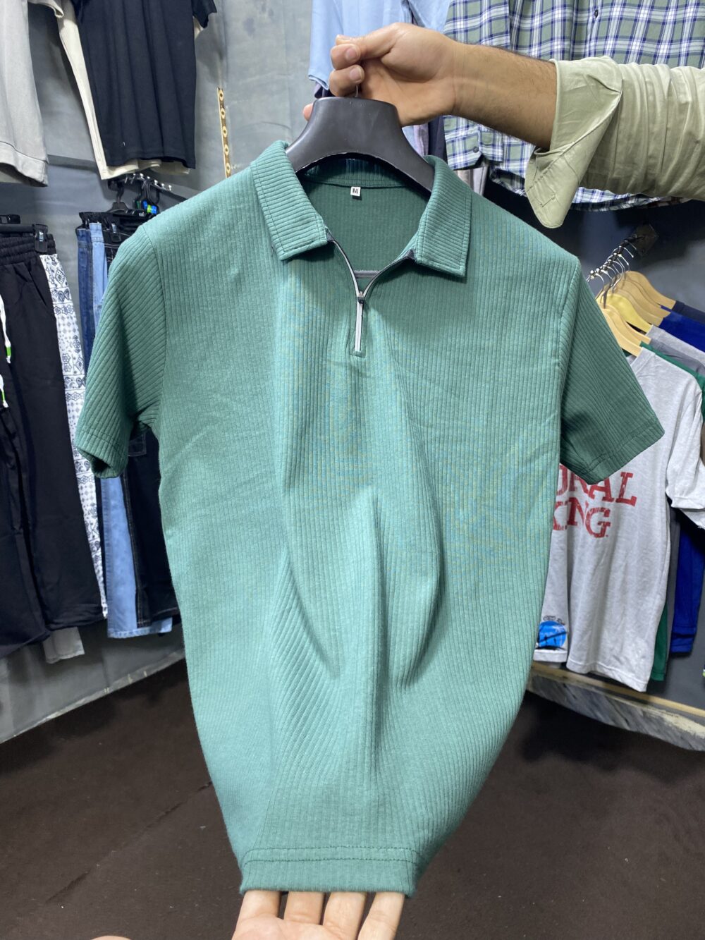 Knitted Old Money Style Half Zip Polos - Image 3