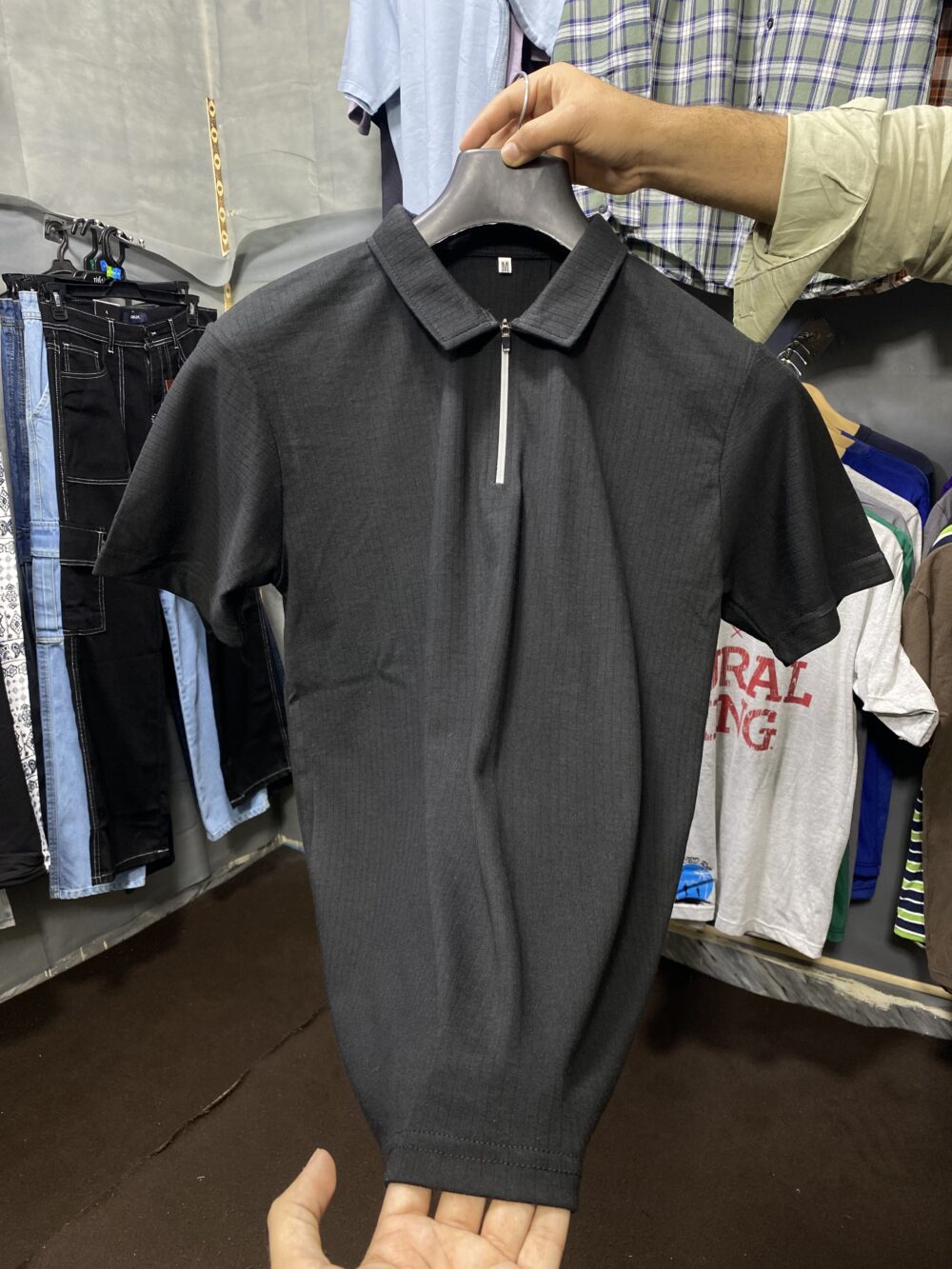 Knitted Old Money Style Half Zip Polos - Image 4