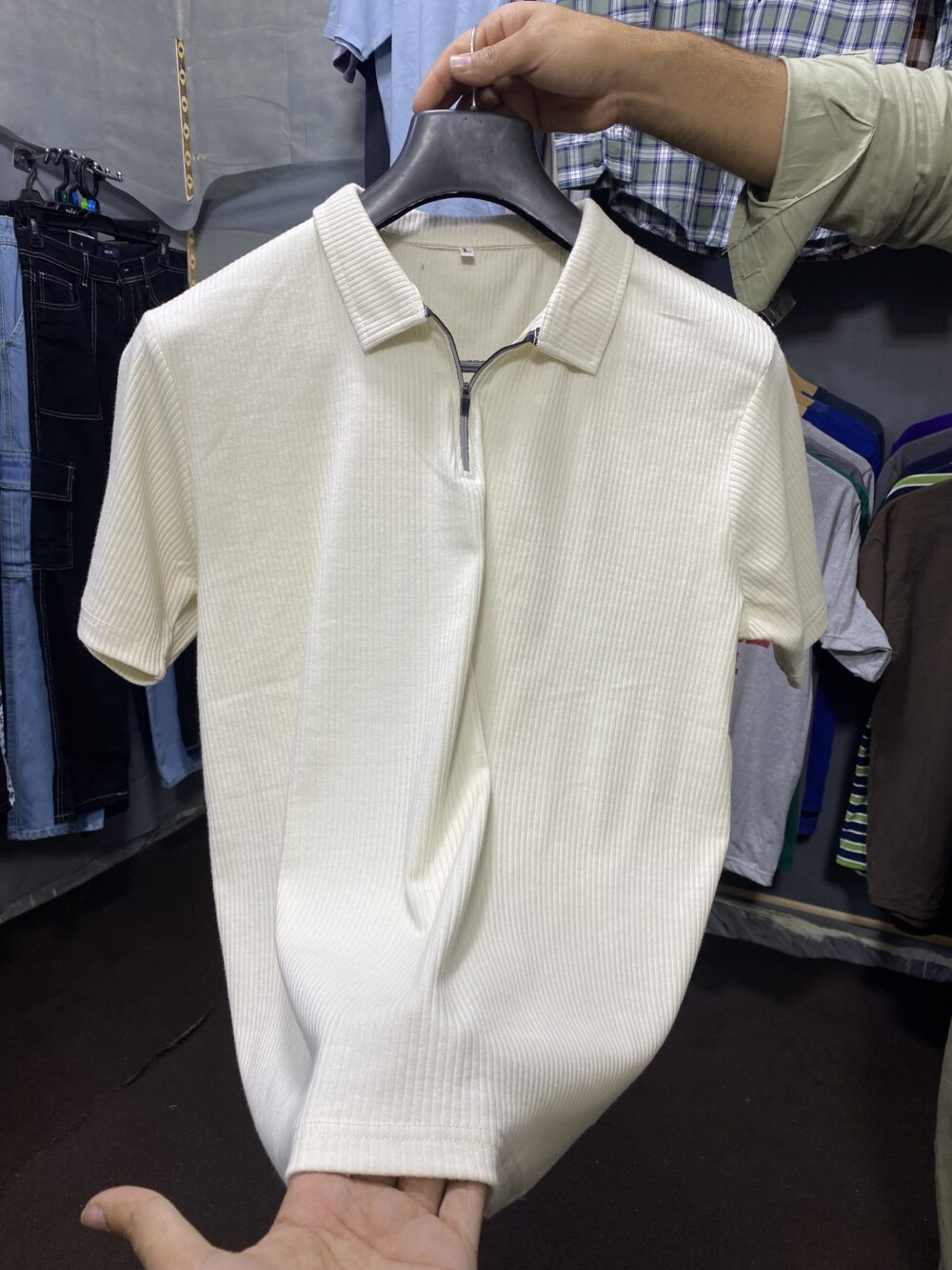 Knitted Old Money Style Half Zip Polos - Image 5