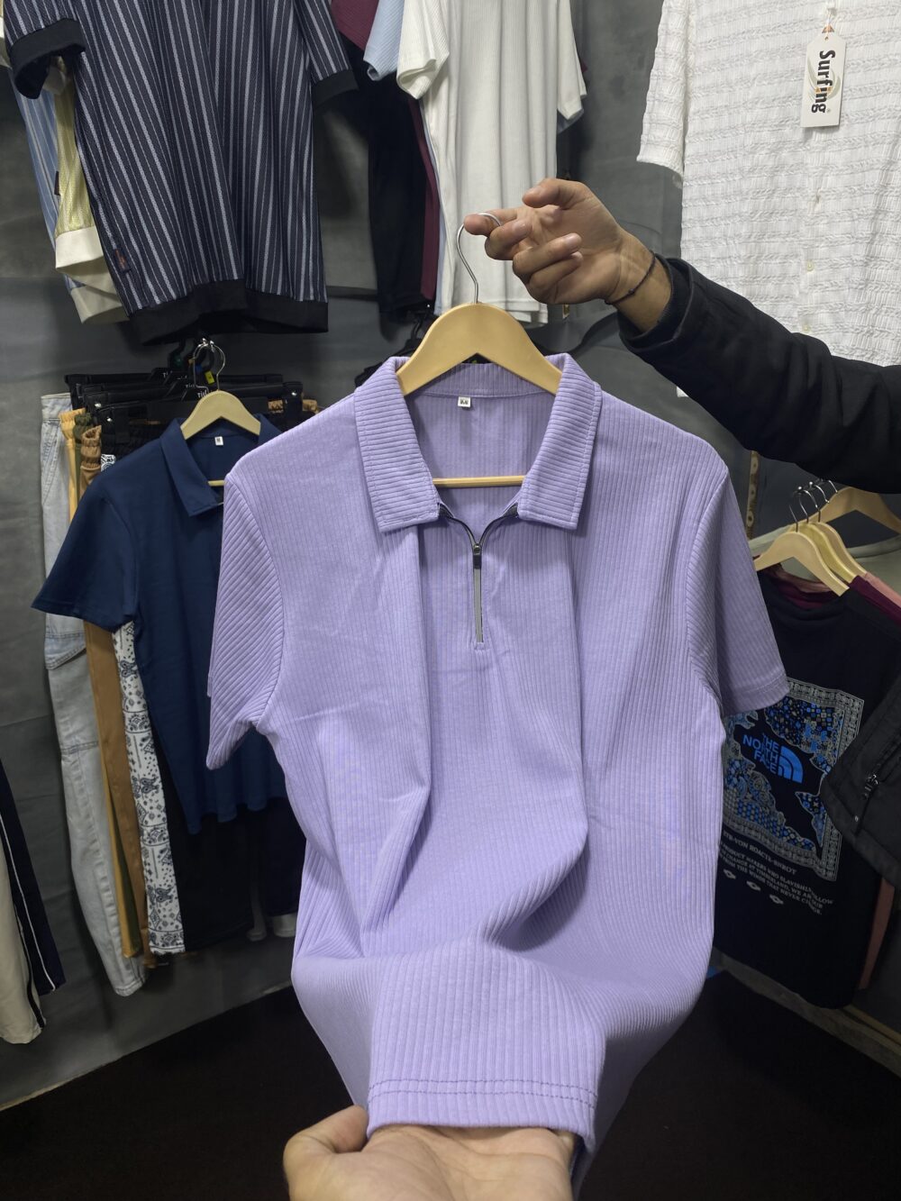 Knitted Old Money Style Half Zip Polos - Image 7