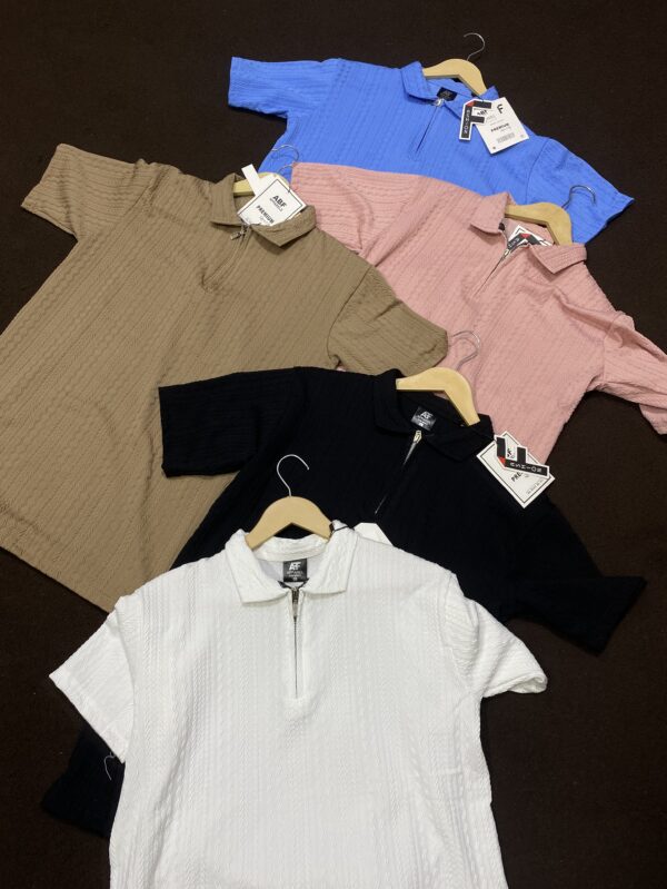 Knitted Old Money China Fabric Polos