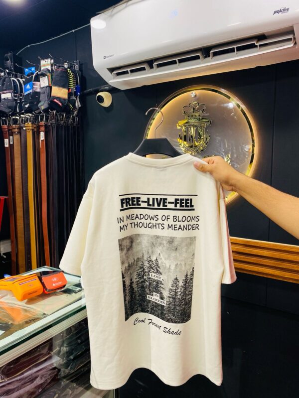 Pull & Bear Printed Printed Dropshoulder Tshirt