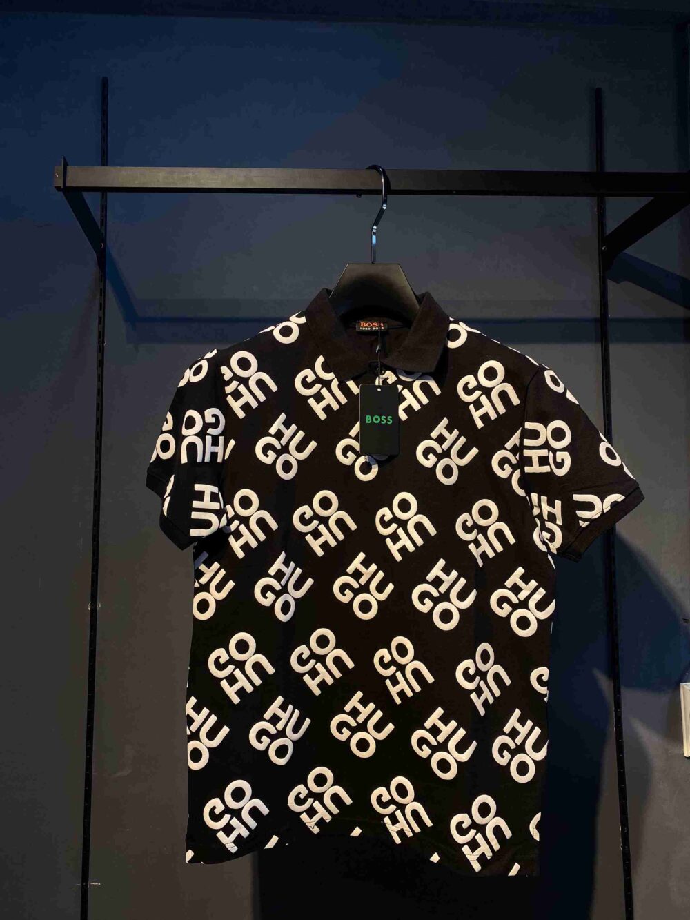 Hugo Boss Embosed Polo Shirt - Image 3