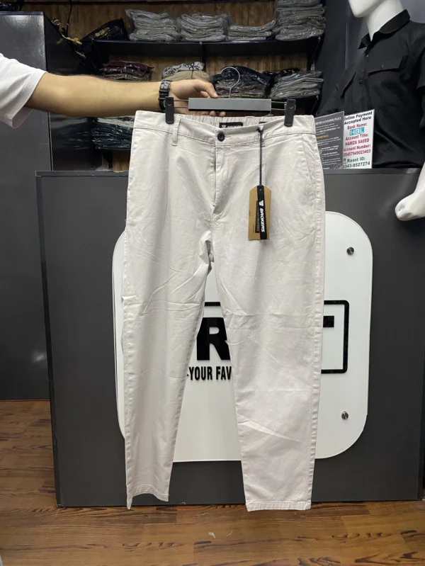 Linen Premium Grey Trouser Pants - 28
