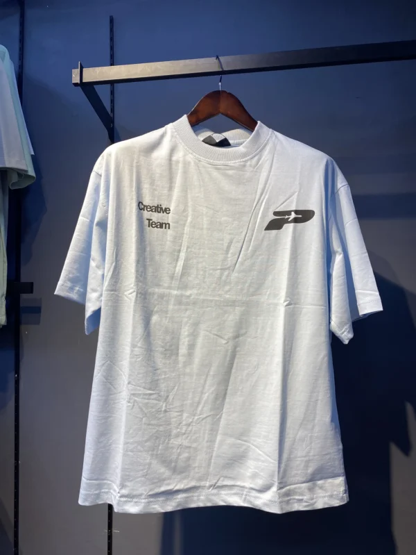 LTD Edition Back Printed 180GSM Dropshoulder Tshirt - Sky Blue - L