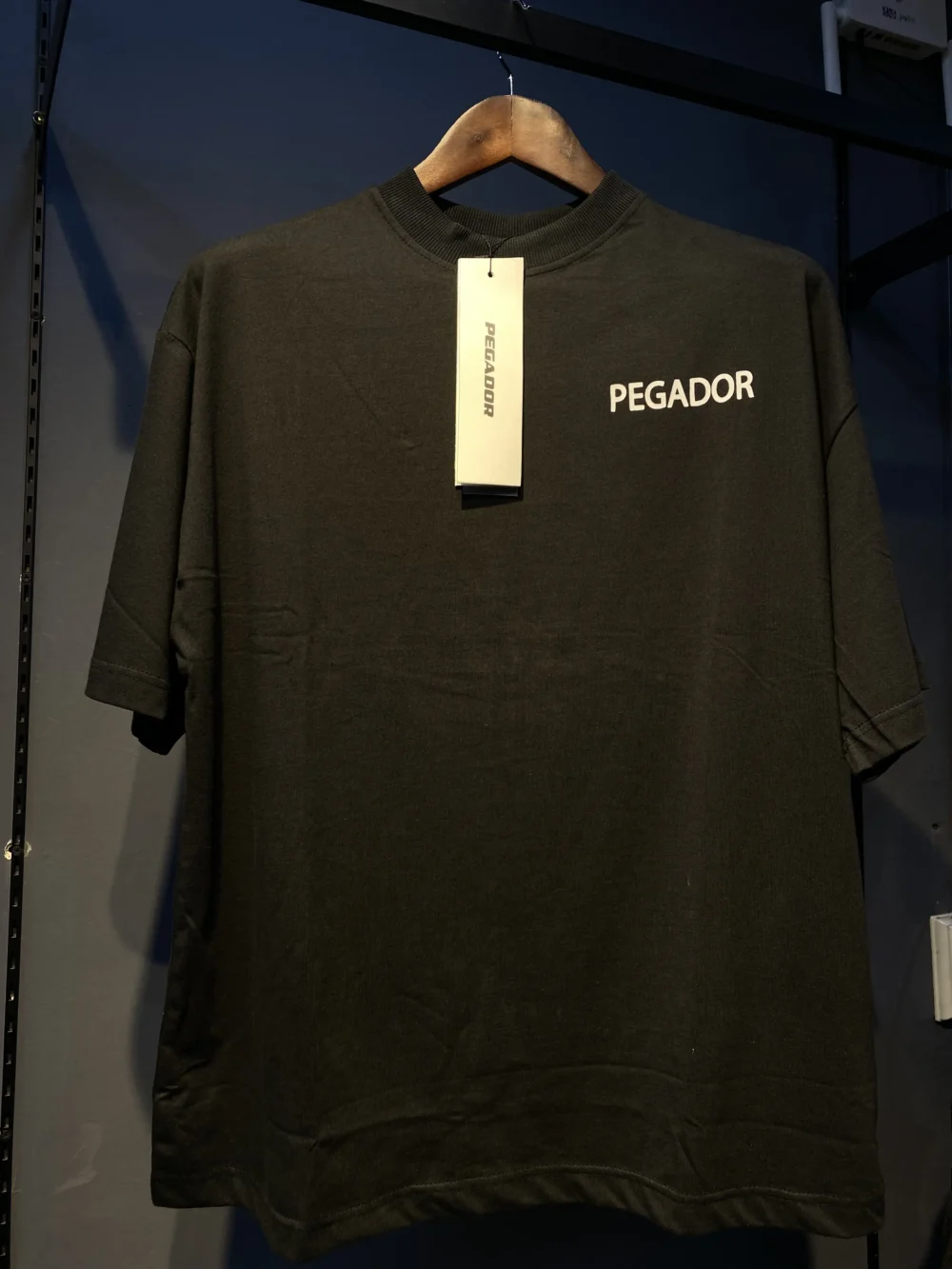 Pegador Back Printed 180GSM Dropshoulder Tshirt - Black