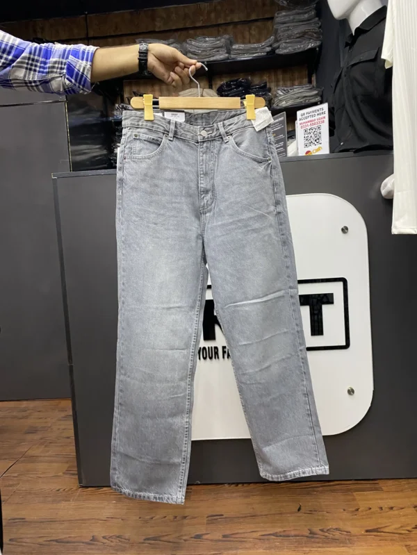 Grey Baggy Pull & Bear Original Jeans - 28