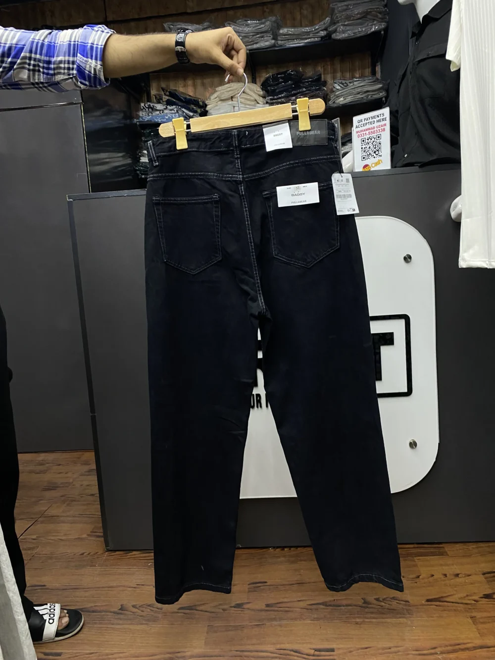 Black Baggy Pull & Bear Original Jeans