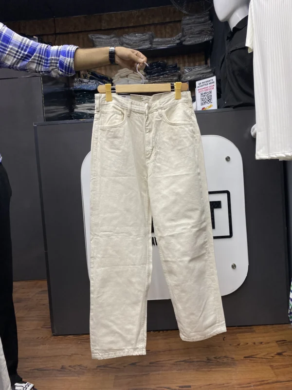 White Baggy Pull & Bear Original Jeans - 32