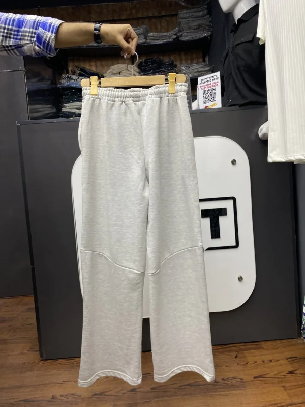 Grey Fleece Baggy Pull & Bear Trouser - M