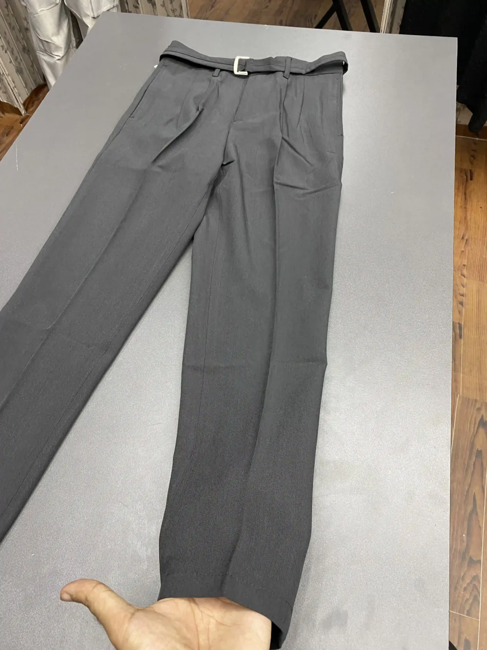 Grey Imported Gurkha Pant - Image 3