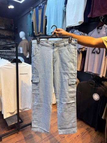 Sky Blue Baggy Jeans