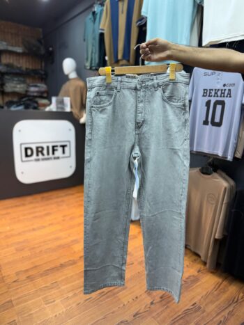 Light Grey Baggy Pull & Bear Original Jeans